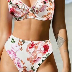 Floral Bikini swim Bottom